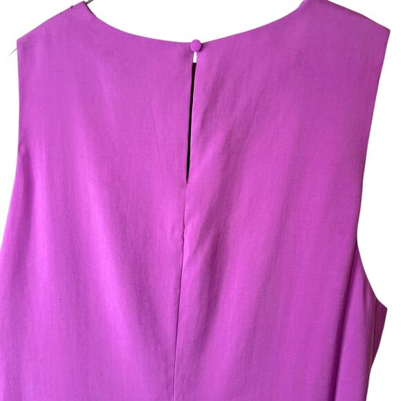 Abercrombie & Fitch High-Neck Column Midi Dress in Orchid Size Large - Picture 11 of 16